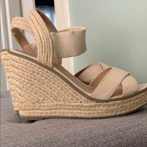 Merona canvas wedge sandals